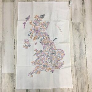 UK Literary Tea Towel British Library Shop May Authors Jane Austen Tolkien NWT